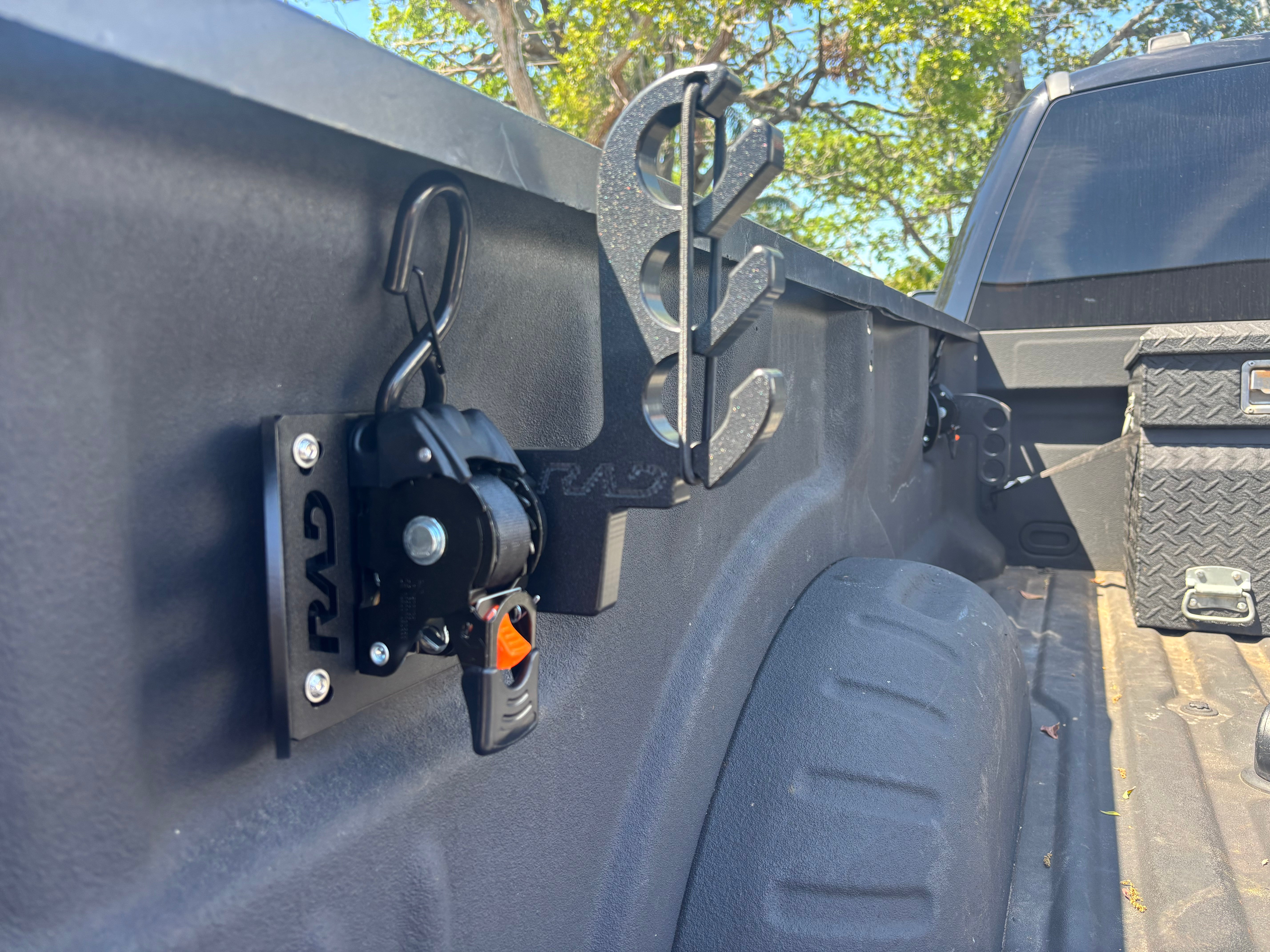 Truck Bed Fishing Rod Holder | RAD Truck Straps Truck Bed Fishing Rod Holder | RAD Truck Straps