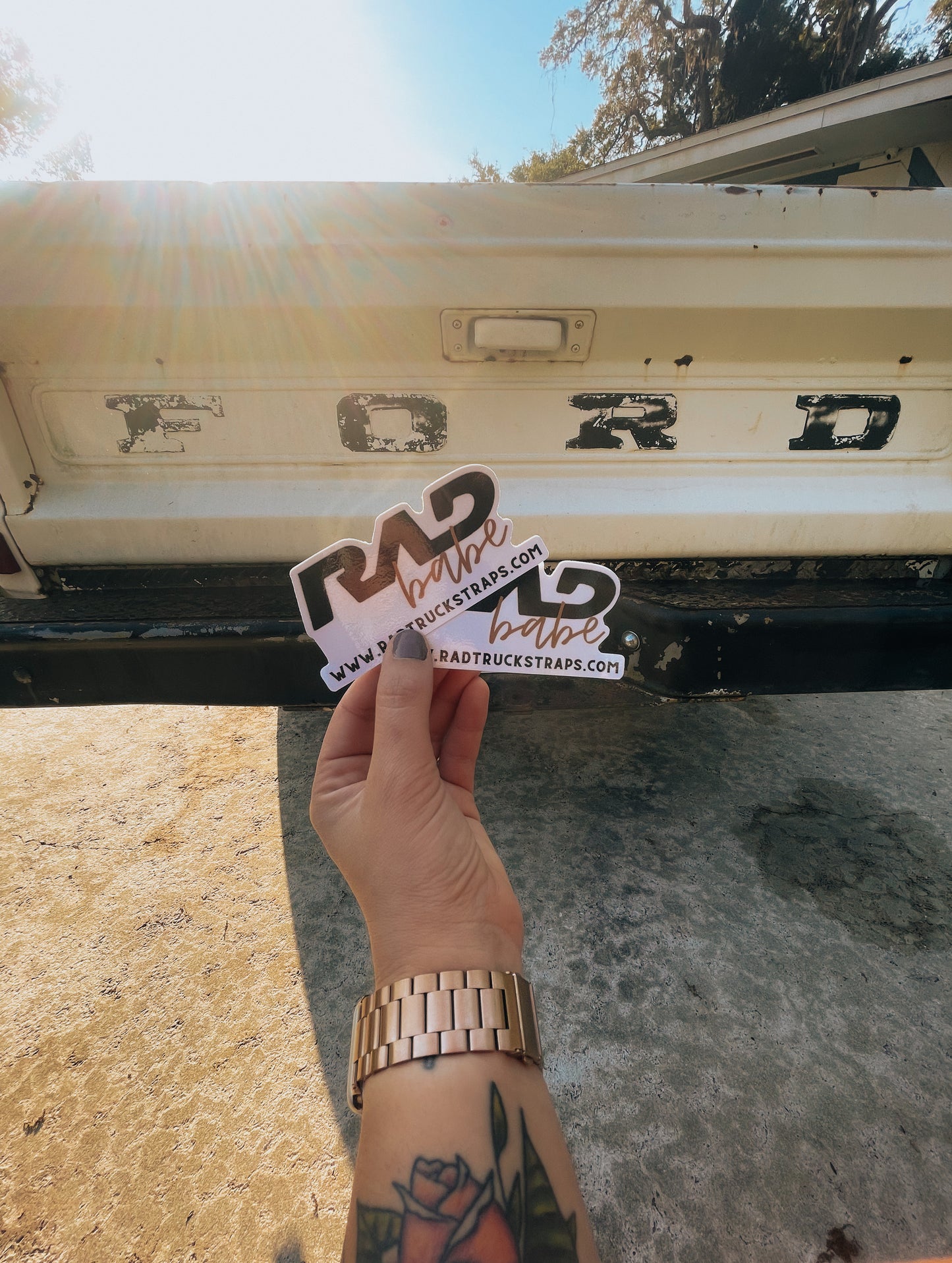 “RAD babe” Sticker