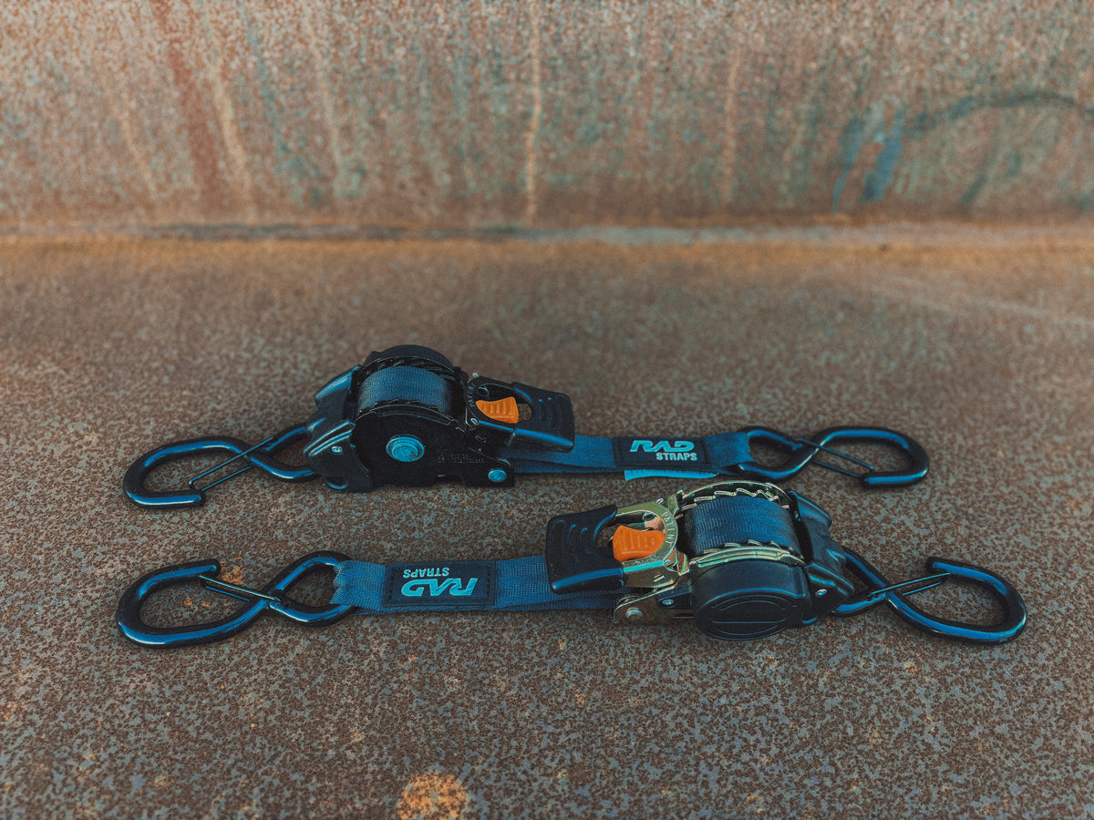 No Mount Straps 2 Pack — Double Hook RAD Ratchet Straps | RAD Truck Straps