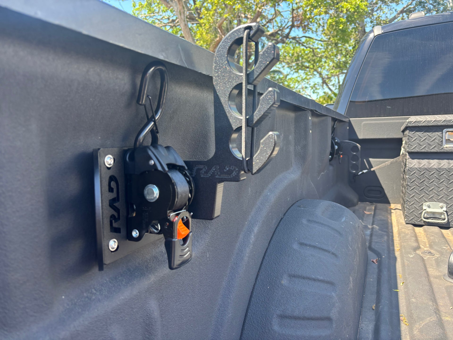 Truck Bed Fishing Rod Holder | RAD Truck Straps Truck Bed Fishing Rod Holder | RAD Truck Straps