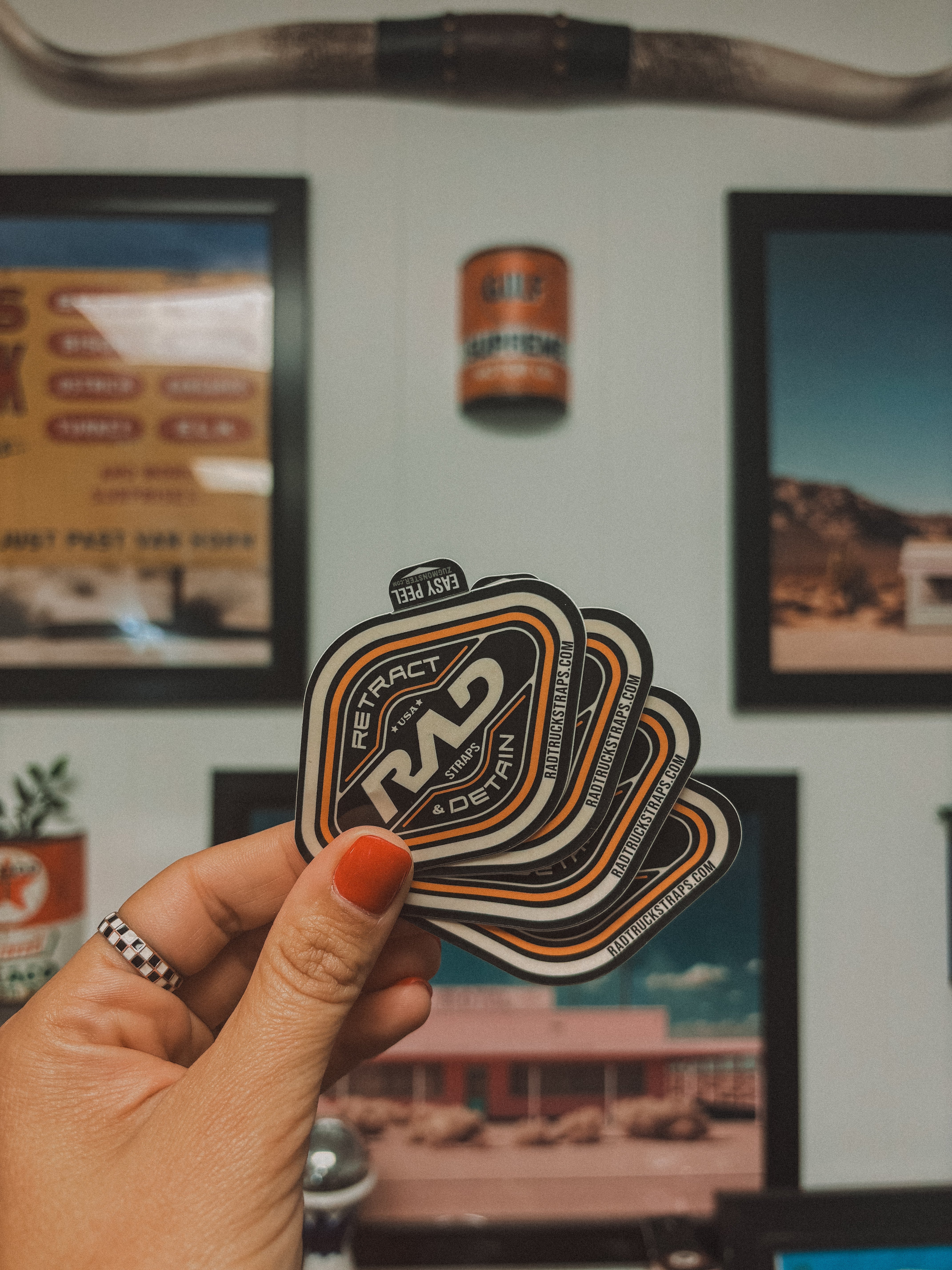 RAD Retro Mini Sticker – RAD Truck Straps