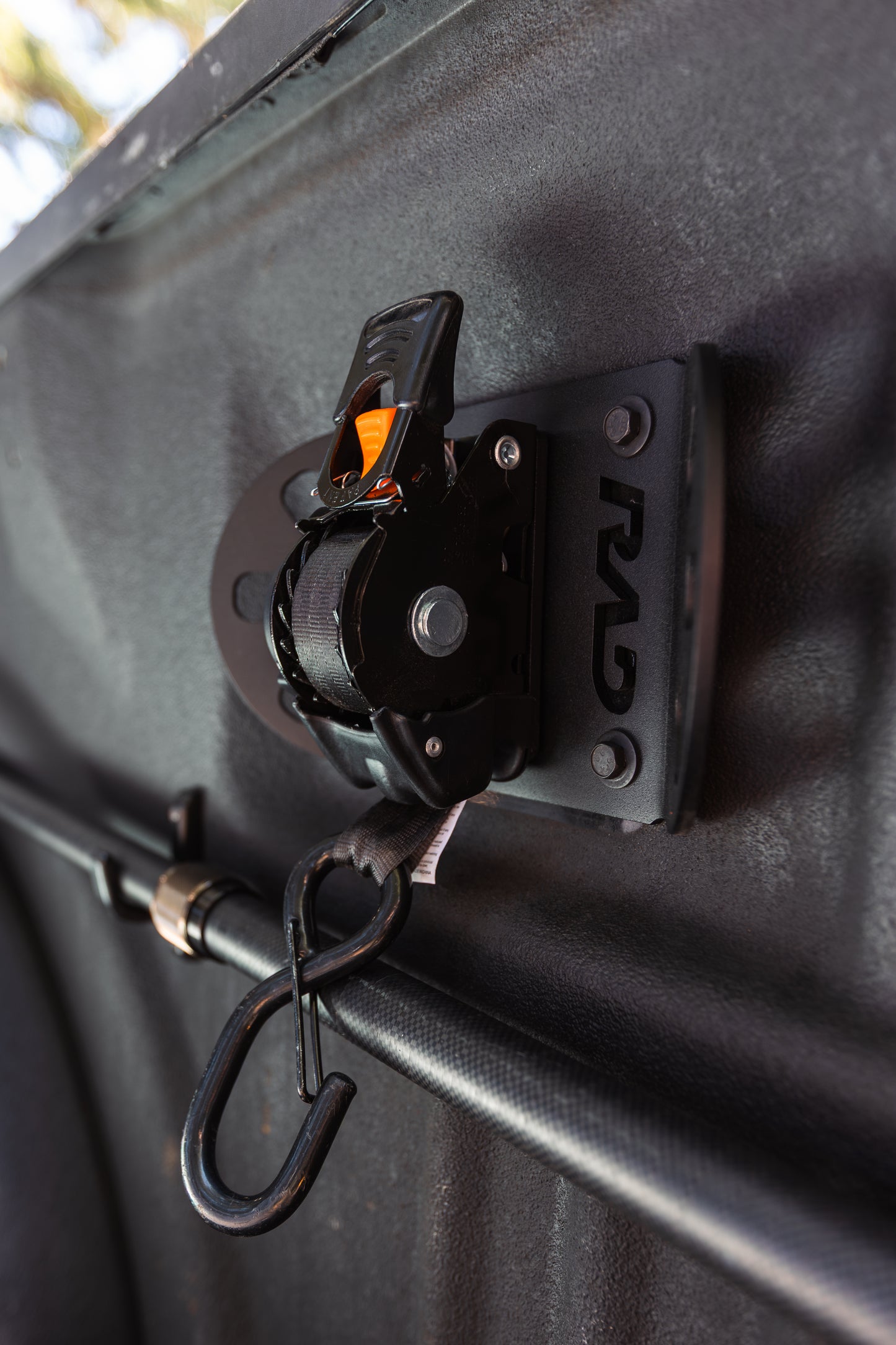 RAD Truck Straps installed in Ford F-150 truck bed — DOT certified, US made