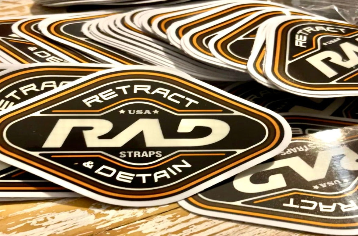 RAD Retro Mini Sticker – RAD Truck Straps