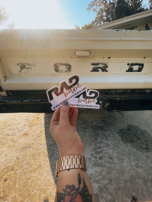 “RAD babe” Sticker